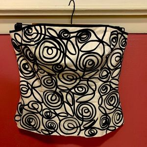 White House Black Market corset style top